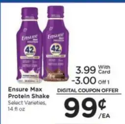 Kroger Ensure Max Protein Shake offer
