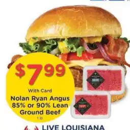 Kroger Nolan Ryan Angus Ground Beef offer