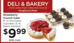 Kroger Strawberry Crunch Cake offer