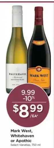 Kroger Mark West, Whitehaven or Apothic offer