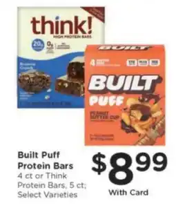 Kroger Built Puff protein bars offer
