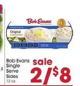 Giant Eagle Bob Evans Single Serve Sides offer