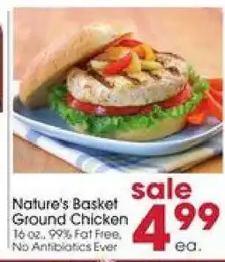 Giant Eagle Nature's Basket Ground Chicken offer