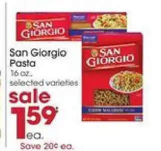 Giant Eagle San Giorgio Pasta offer