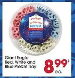 Giant Eagle Giant Eagle Red, White and Blue Pretzel Tray offer