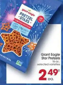 Giant Eagle Giant Eagle Star Pretzels offer