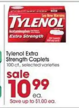 Giant Eagle Tylenol Extra Strength Caplets offer