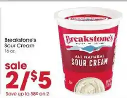 Giant Eagle Breakstone's Sour Cream offer