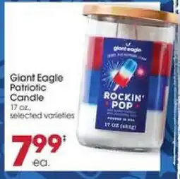 Giant Eagle Giant Eagle Patriotic Candle offer