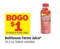 Meijer Bolthouse Farms Juice offer