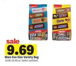Meijer Mars Fun Size Variety Bag offer