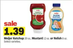 Meijer Meijer Ketchup, Mustard or Relish offer