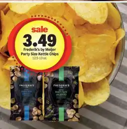 Meijer Frederik’s by Meijer Party Size Kettle Chips offer
