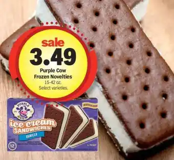 Meijer Purple Cow Frozen Novelties offer