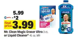 Meijer Mr. Clean Magic Eraser Ultra or Liquid Cleaner offer