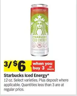 Meijer Starbucks Iced Energy offer