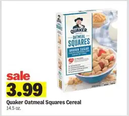 Meijer Quaker Oatmeal Squares Cereal offer