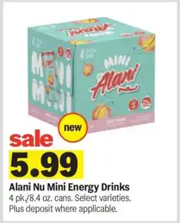 Meijer Alani Nu Mini Energy Drinks offer