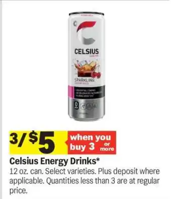 Meijer Celsius Energy Drinks offer