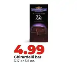 Hy-Vee Ghirardelli Bar offer