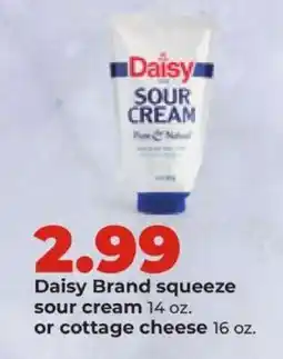 Hy-Vee Daisy Brand sour cream or cottage cheese offer