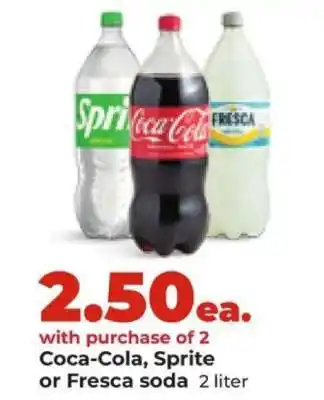 Hy-Vee Coca-Cola, Sprite or Fresca soda offer