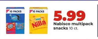 Hy-Vee Nabisco multipack snacks offer