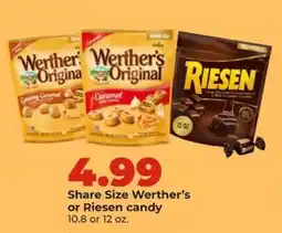 Hy-Vee Werther's or Riesen Candy offer