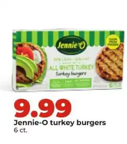Hy-Vee Jennie-O Turkey Burgers offer