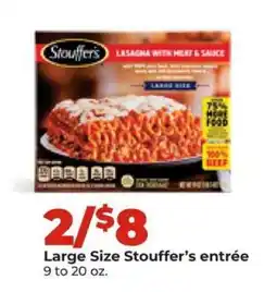 Hy-Vee Stouffer's Lasagna with Meat & Sauce offer