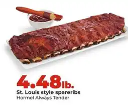 Hy-Vee St. Louis Style Spareribs offer