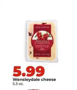 Hy-Vee Wensleydale cheese offer