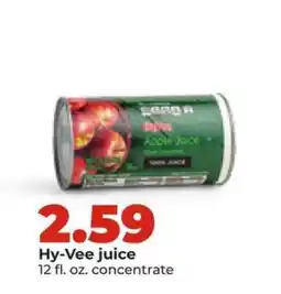 Hy-Vee Hy-Vee juice offer