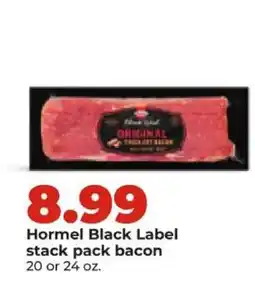 Hy-Vee Hormel Black Label stack pack bacon offer