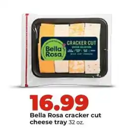 Hy-Vee Bella Rosa cracker cut cheese tray offer