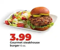 Hy-Vee Gourmet steakhouse burger offer