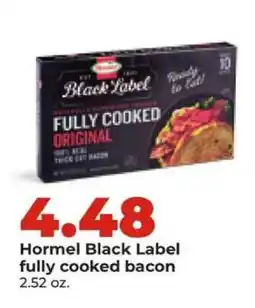 Hy-Vee Hormel Black Label Fully Cooked Bacon offer
