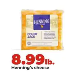 Hy-Vee Henning's cheese offer
