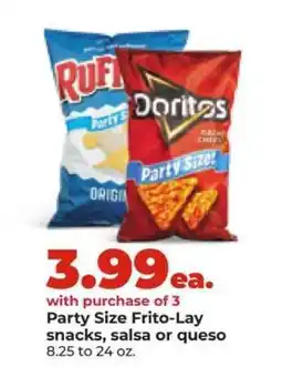 Hy-Vee Party Size Frito-Lay Snacks offer
