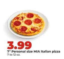 Hy-Vee MIA Italian pizza offer