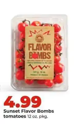 Hy-Vee Sunset Flavor Bombs tomatoes offer