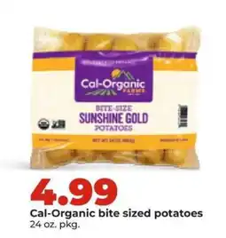 Hy-Vee Cal-Organic bite-sized potatoes offer