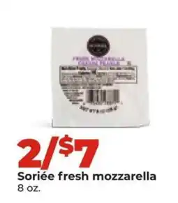 Hy-Vee Soriée fresh mozzarella offer