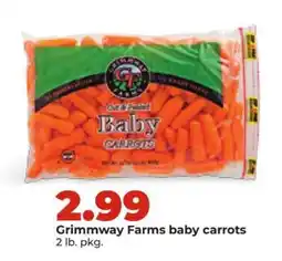 Hy-Vee Grimmway Farms baby carrots offer