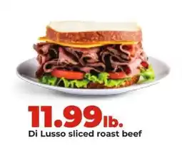 Hy-Vee Di Lusso sliced roast beef offer