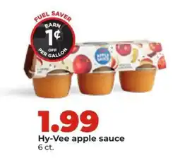 Hy-Vee Hy-Vee apple sauce offer