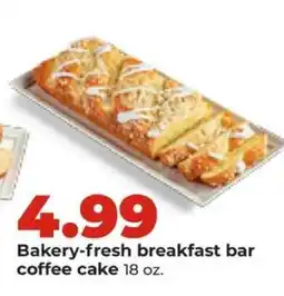 Hy-Vee Bakery-fresh breakfast bar coffee cake offer