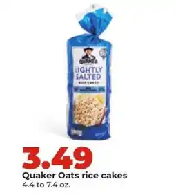 Hy-Vee Quaker Oats rice cakes offer