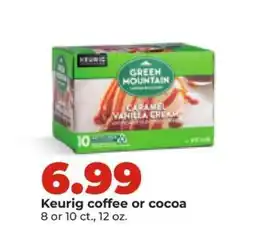 Hy-Vee Keurig coffee or cocoa offer