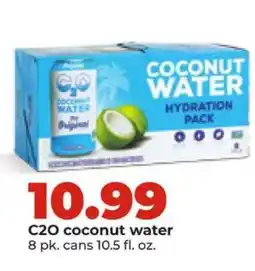 Hy-Vee C2O Coconut Water offer